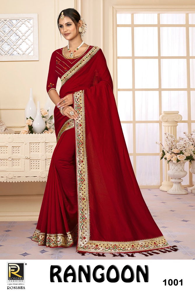 Ronisha Rangoon Exclusive Wear Latest Wholesale Saree Collection